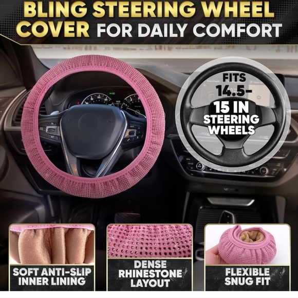 Pink Car Accessories Set - Picture 4 of 9